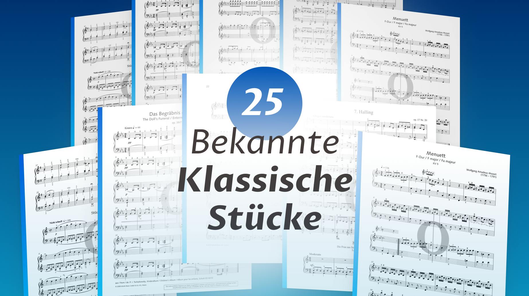 25 bekannte klassische Stücke