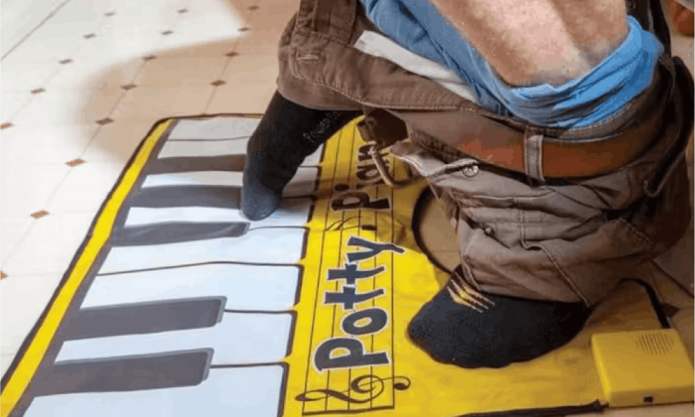 Playable Piano Bathroom Rug